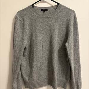 Quince Mongolian Cashmere Crewneck Sweater in Heather Grey Womens L